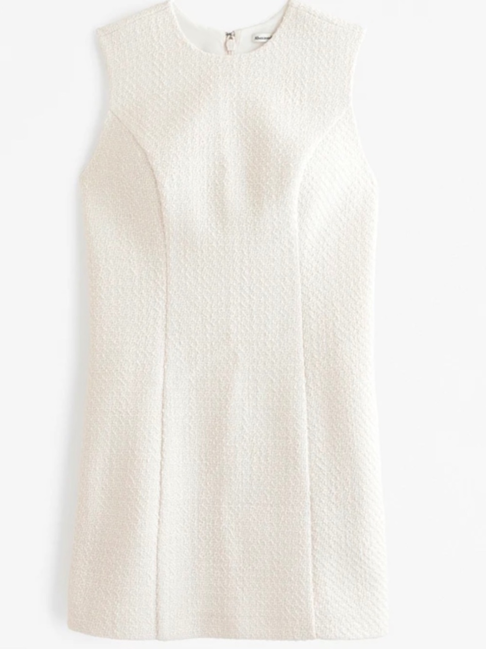 Abercrombie sheath dress, tweed white